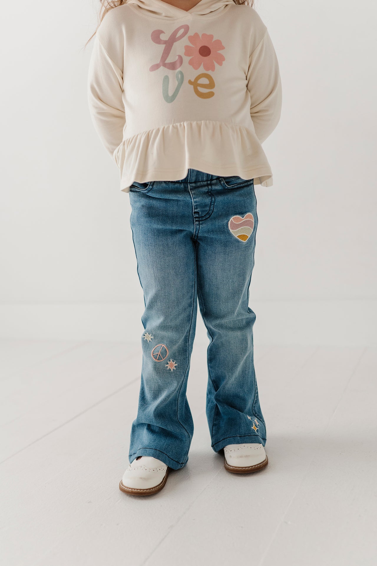 Girl's Flare Denim Jeans