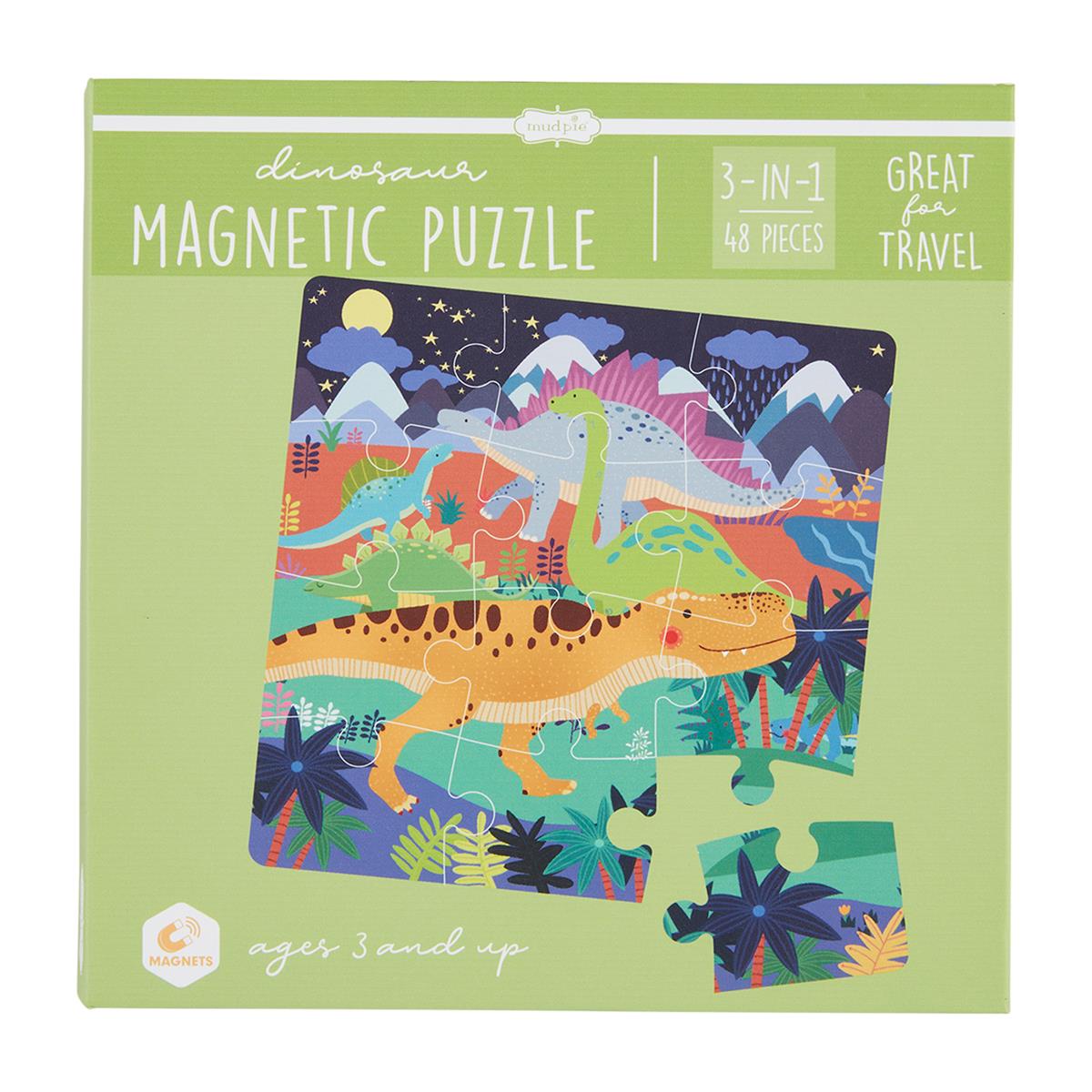 Dino Magnetic Puzzle Book