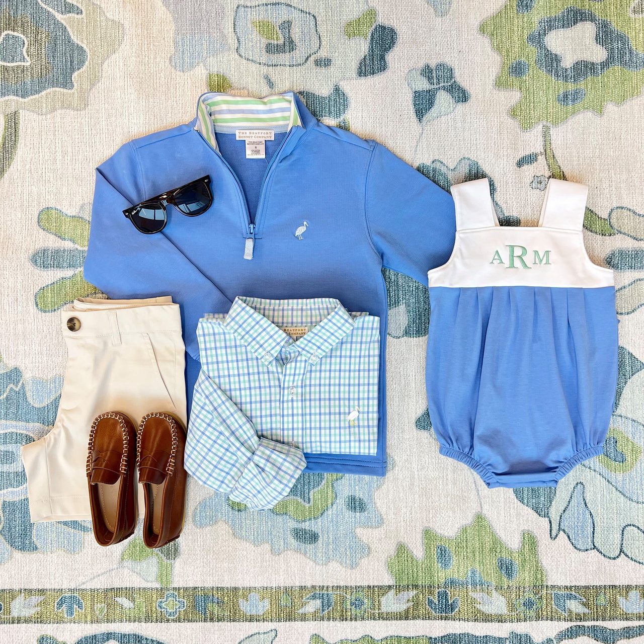 Branham Bubble | Sunrise Blvd. Blue with Worth Avenue White ** FINAL SALE**