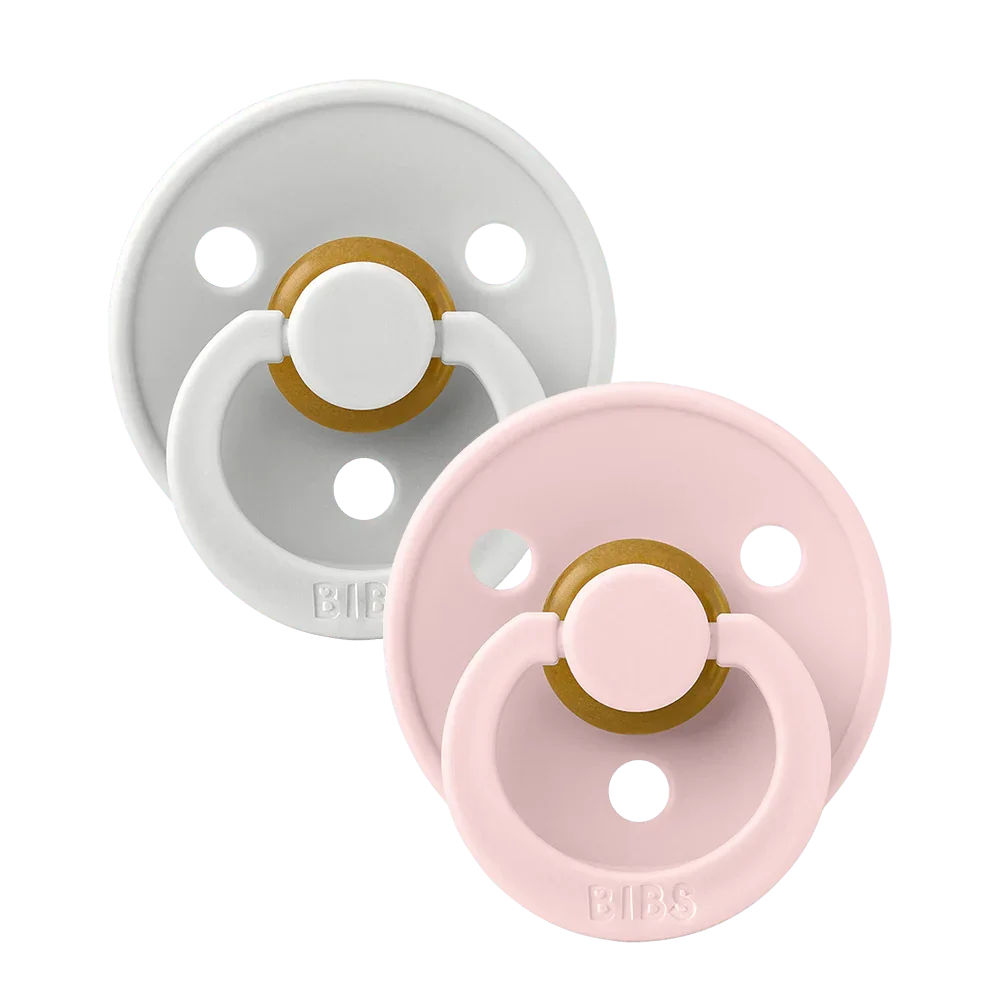 BIBS Colour Pacifier 2 PK | Haze/Blossom