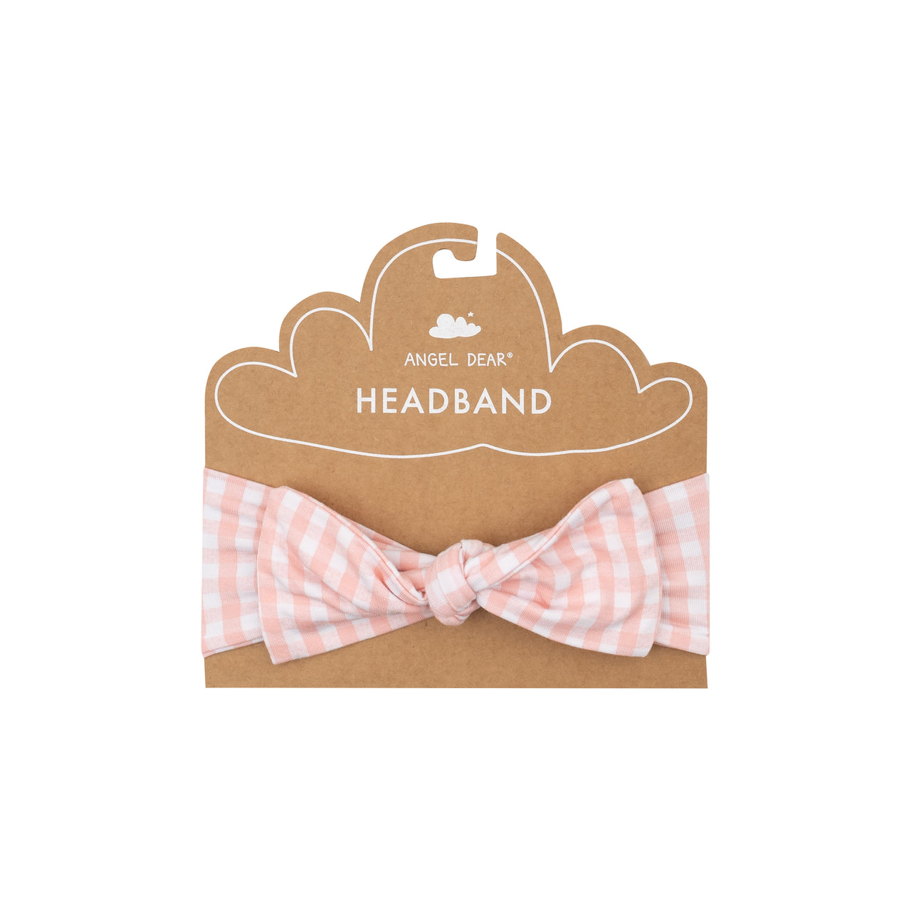 Mini Gingham Pink Headband