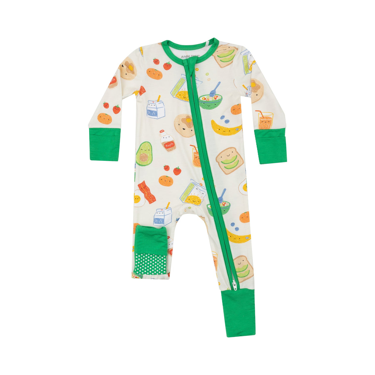 2-Way Zip Romper | Breakfast Time