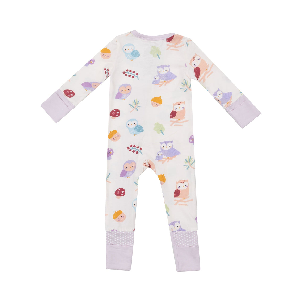 2-Way Zip Romper | Cute Owls