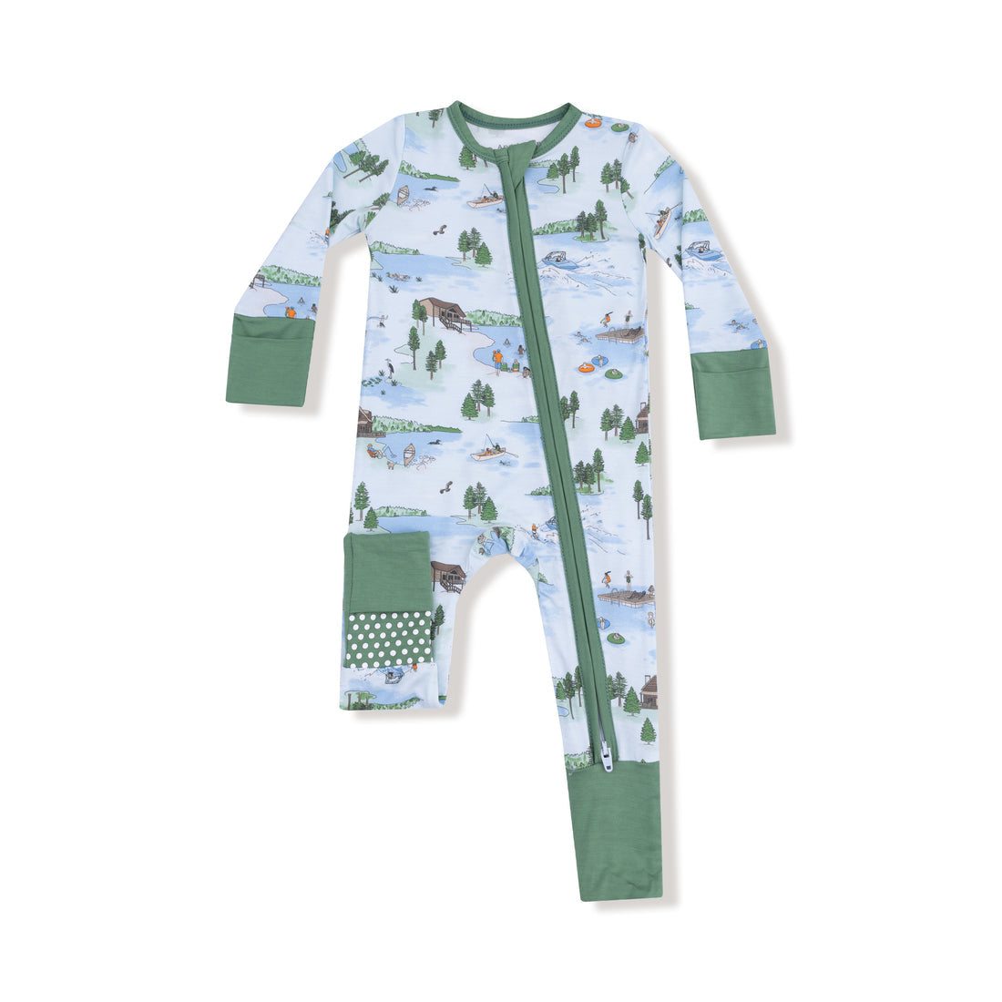2-Way Zipper Convertible Romper | Lake Life