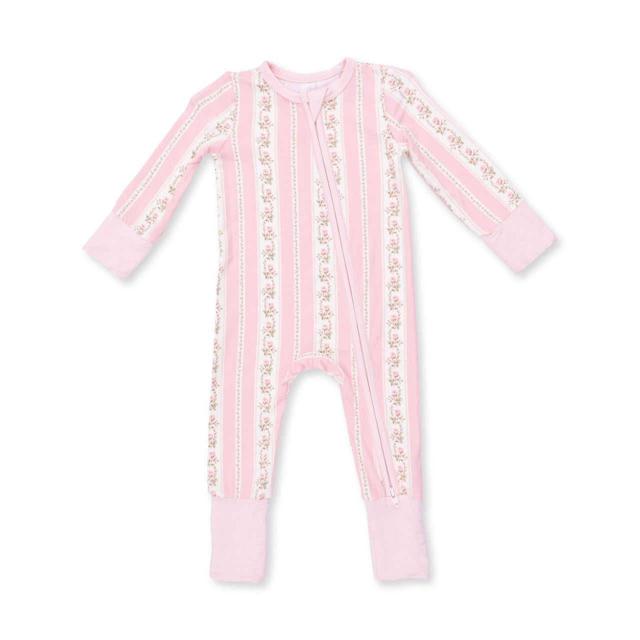 Convertible Zip Romper | Antoinette Stripe