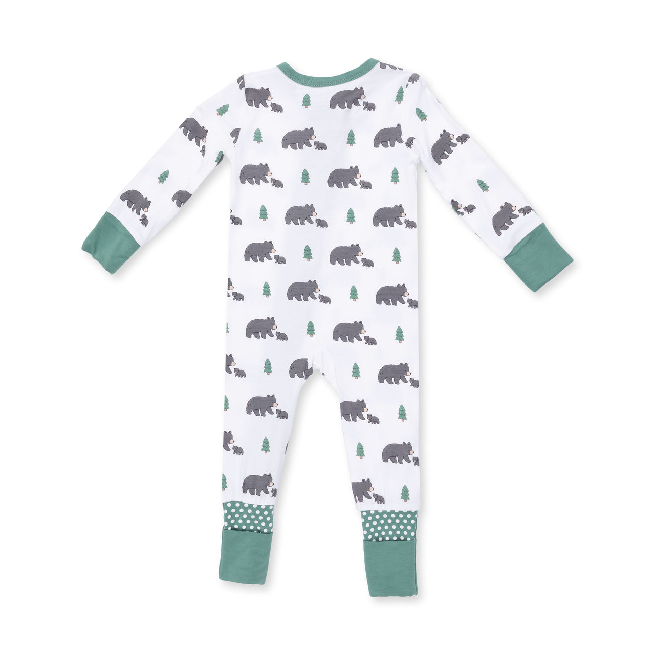 Convertible Zip Romper | Black Bears