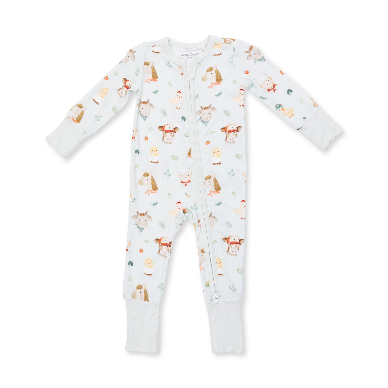 Convertible Zip Romper |  Baby Farm Faces
