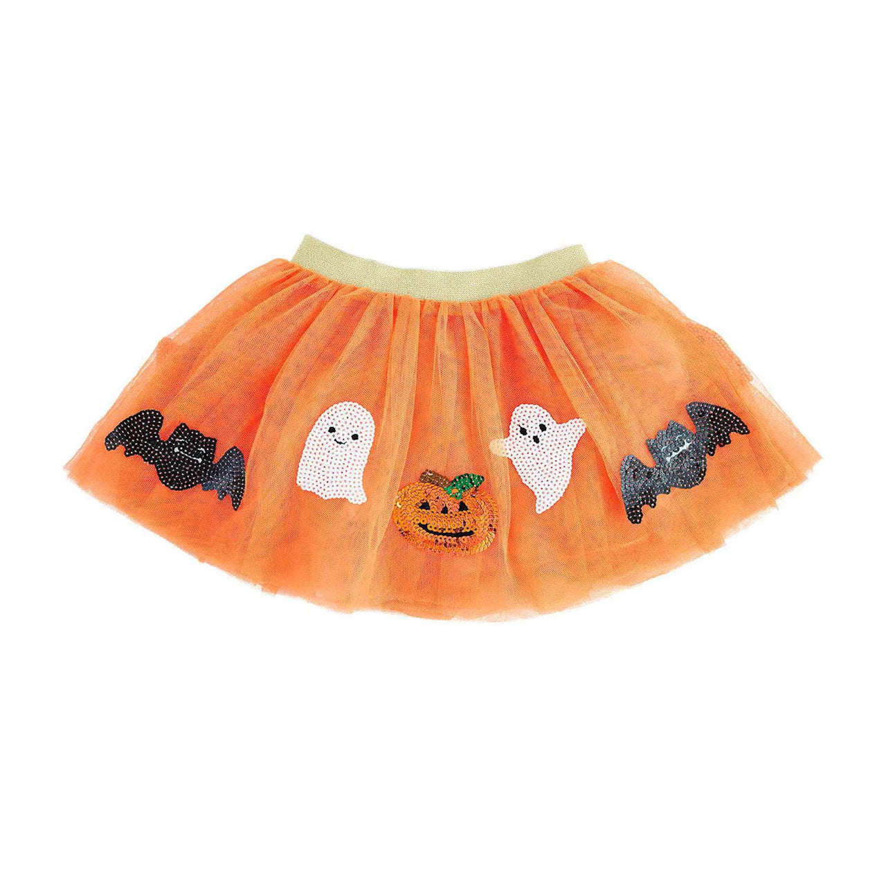 Orange Sequin Halloween Tutu