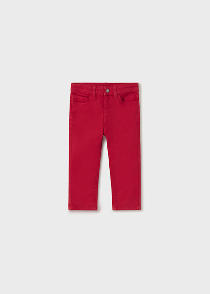 Baby Slim Fit Pants | Red **FINAL SALE**