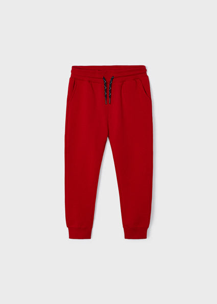 Boys Basic Sweatpants | Red