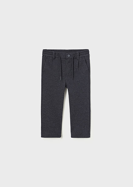 Knit Suit Pants | Navy Blue