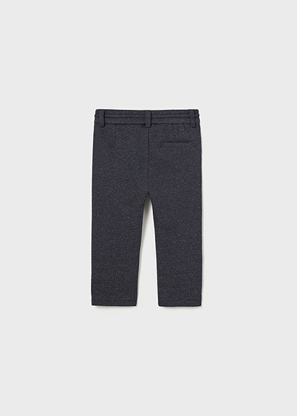 Knit Suit Pants | Navy Blue