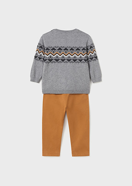 Baby Two-Piece Sweater & Pants | Peanut