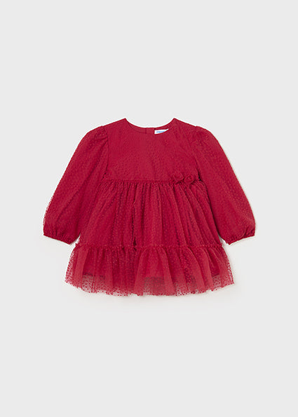 Baby Tulle Dress | Red **FINAL SALE**
