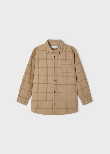 Boys Corduroy Overshirt | Brown