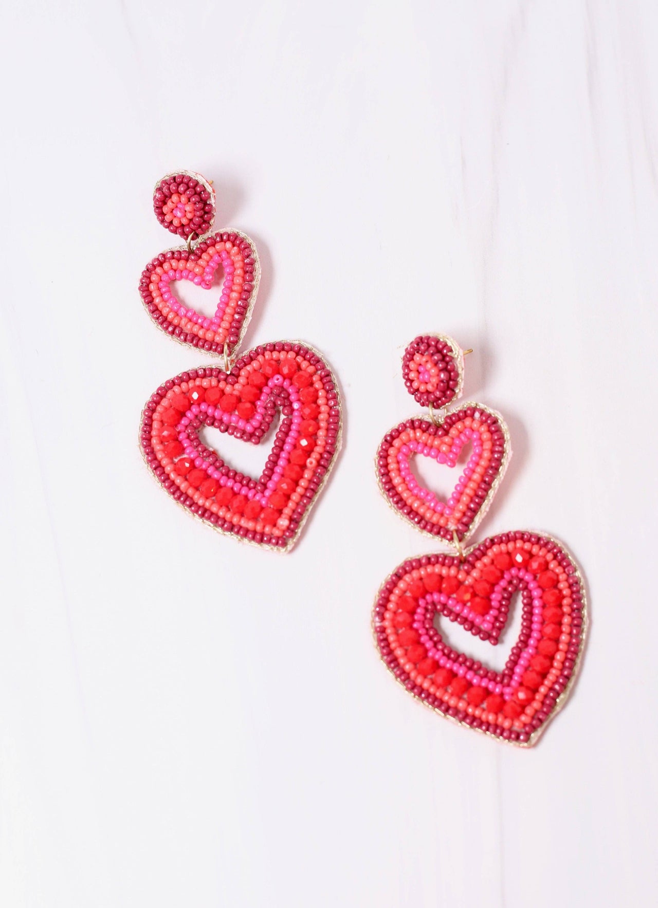 Enchanted Heart Drop Earring