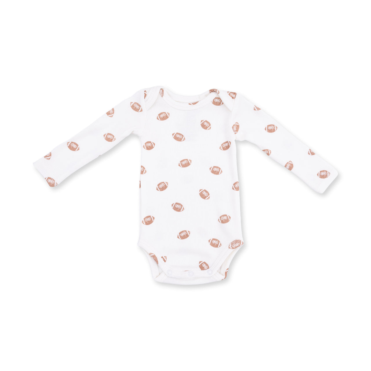 Long Sleeve Bodysuit | Mini Footballs