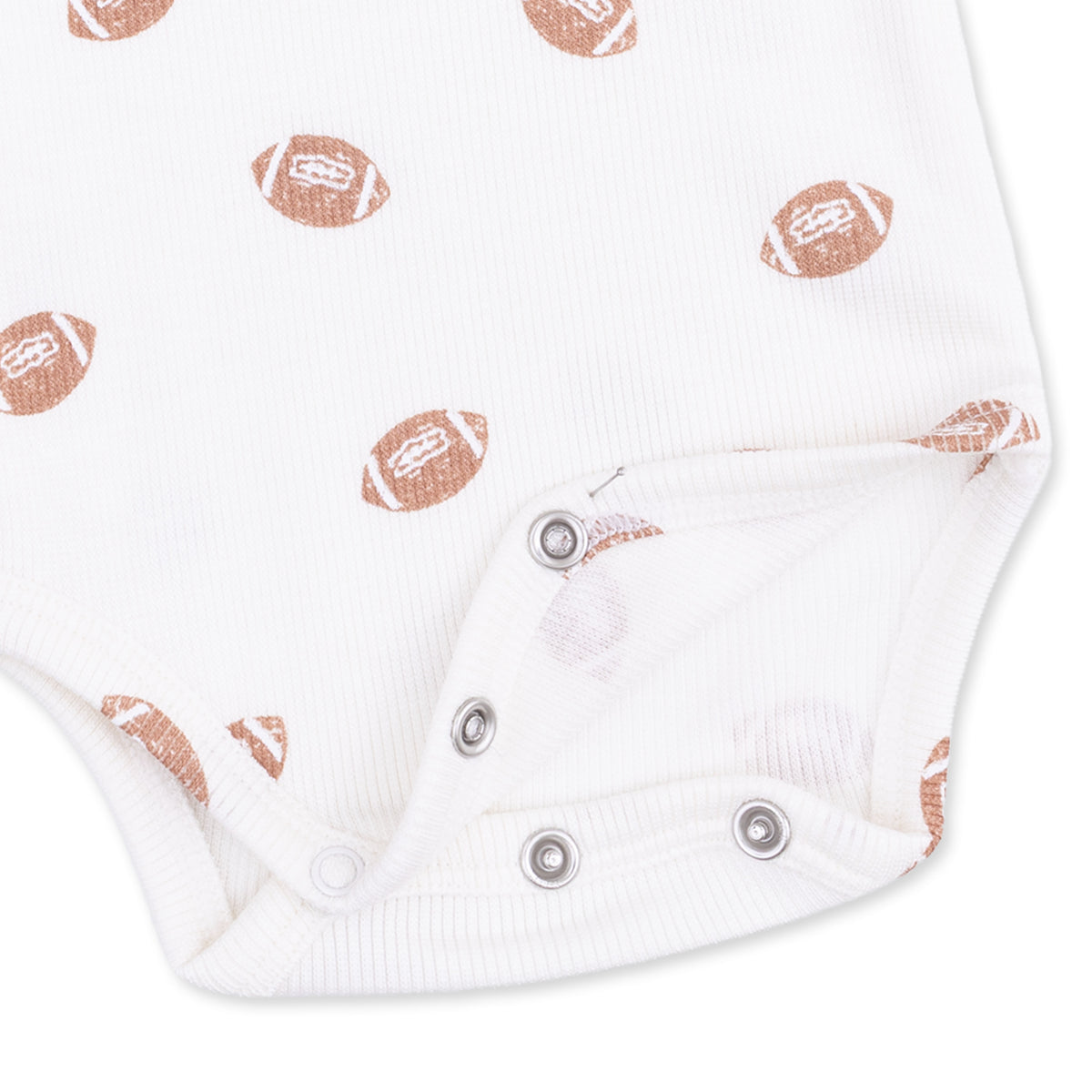 Long Sleeve Bodysuit | Mini Footballs