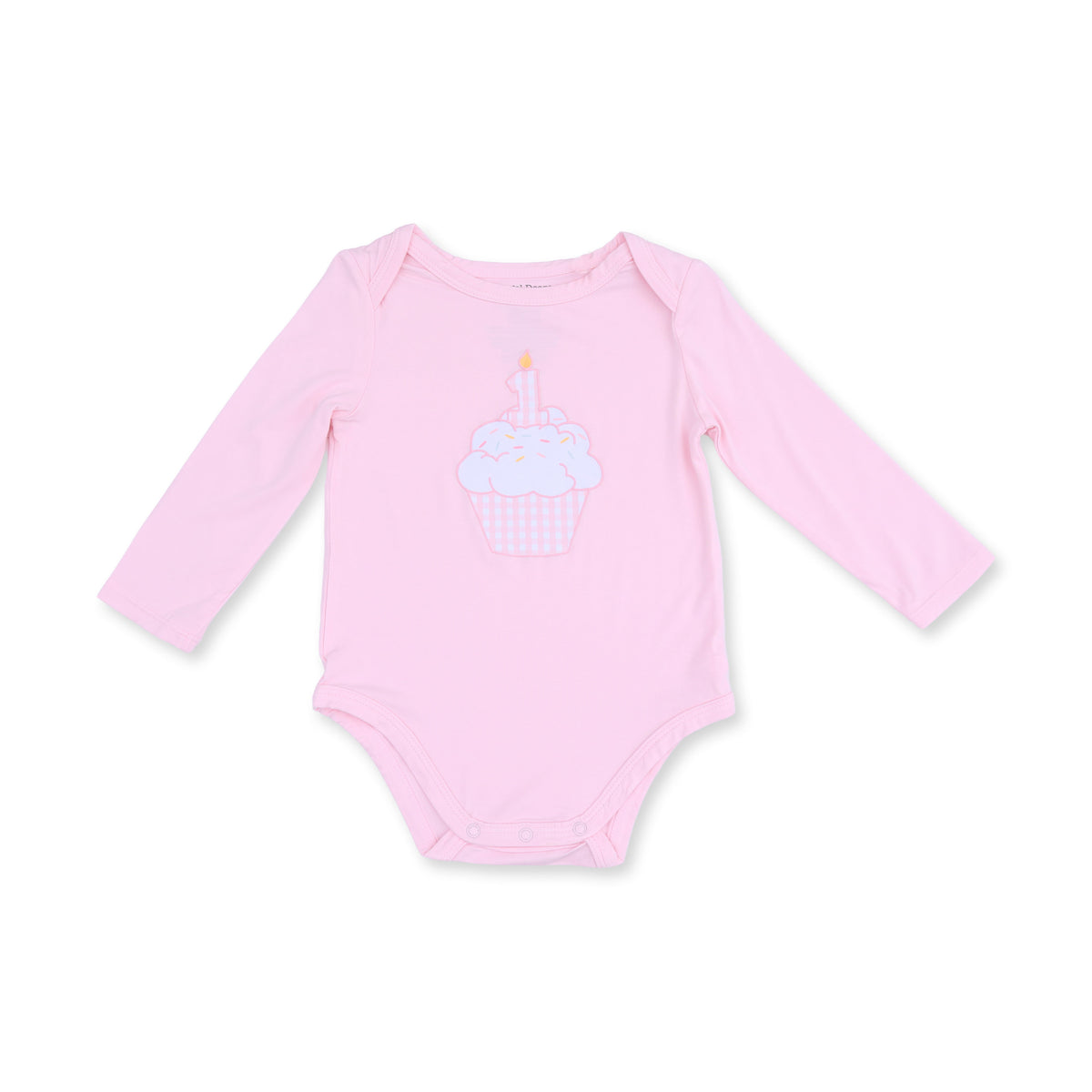 Long Sleeve Bodysuit | Pink First Birthday
