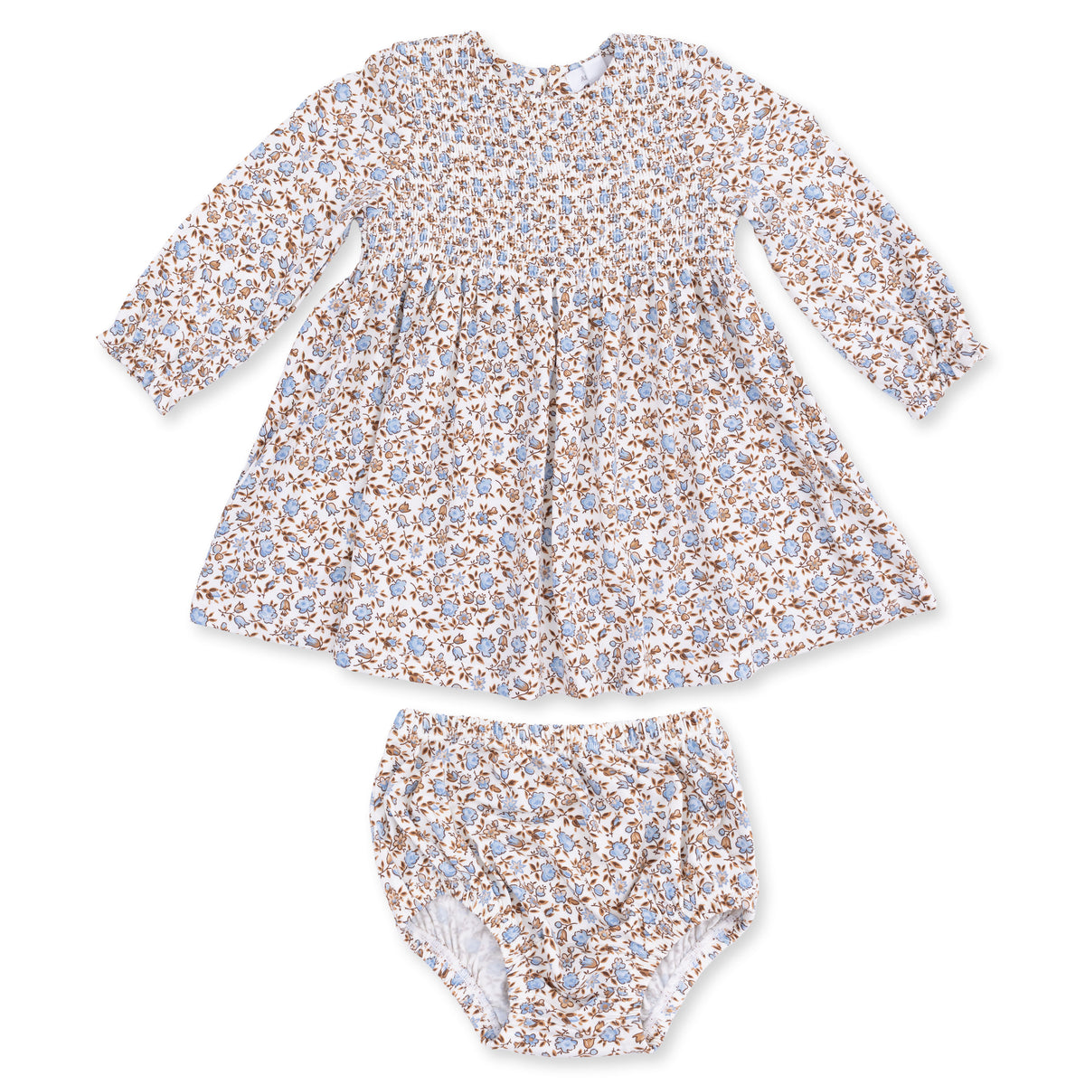 Caitlyn Smocked Bodice Dress+Bloomer