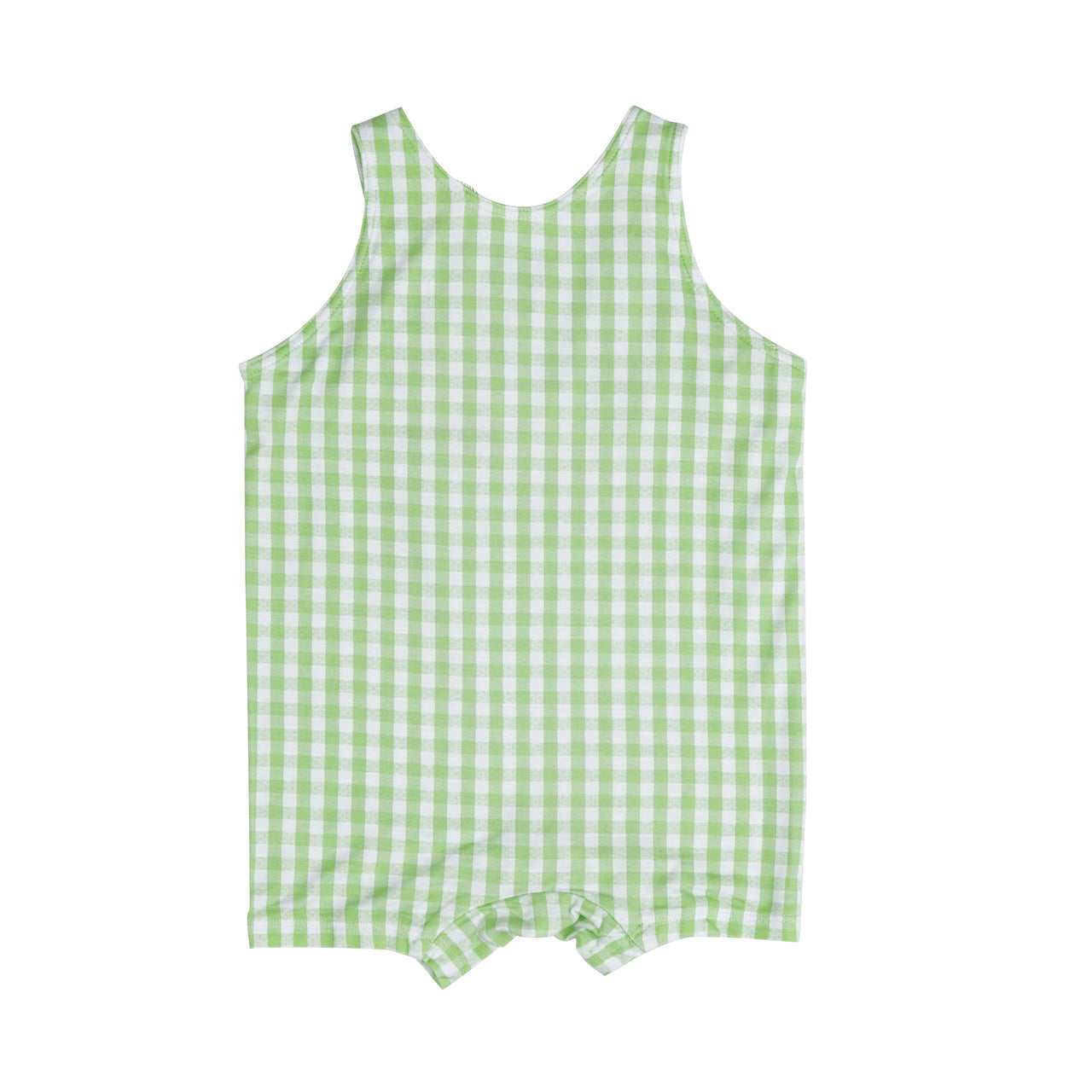 Overall Shortie | Mint Green Gingham