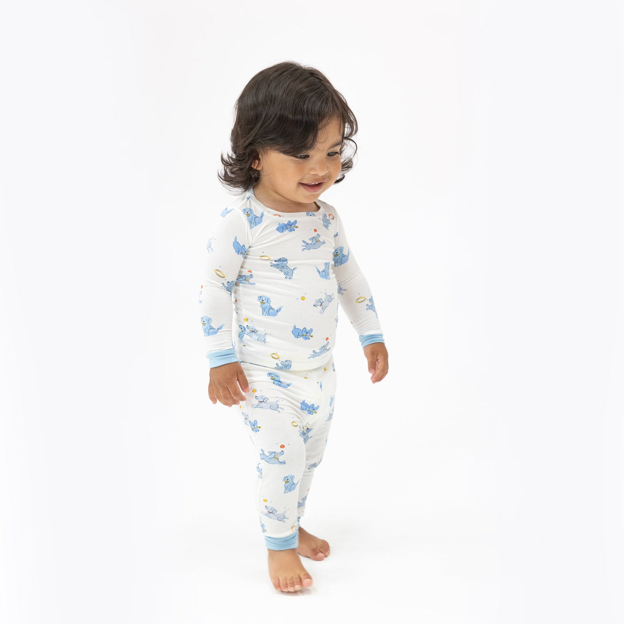 Long Sleeve Loungewear Set | Playful Puppies