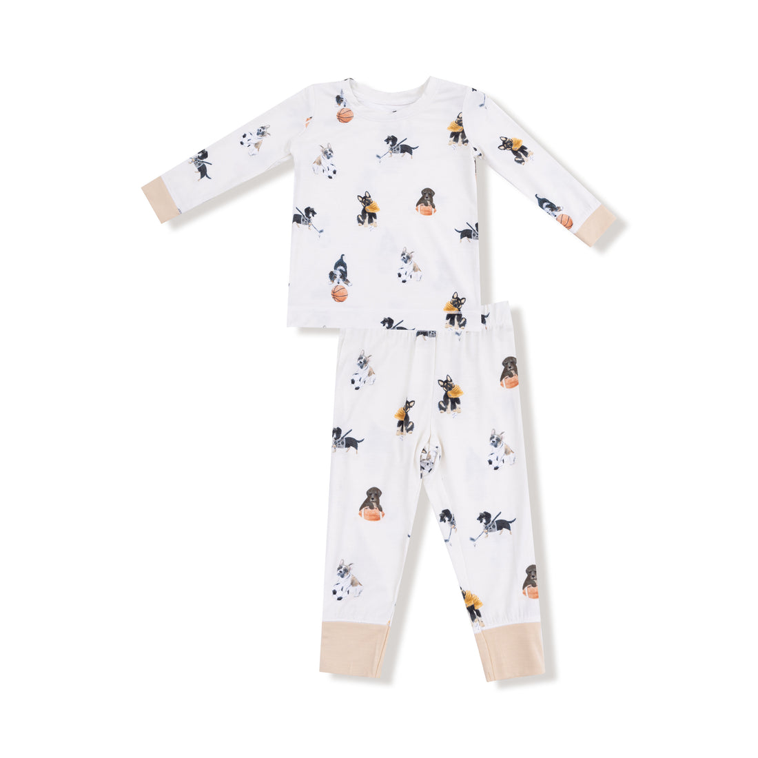 Long Sleeve Loungewear Set | Sporty Puppies