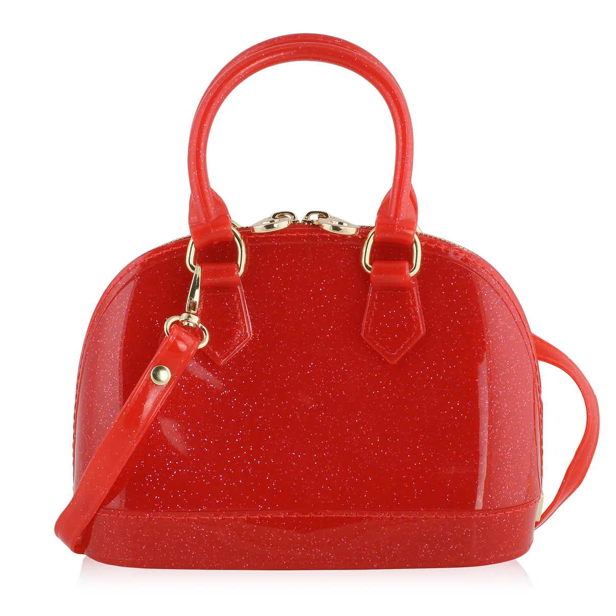 Cate Jelly Bag | Red Sparkle Bow Charm