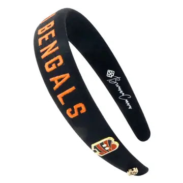 Cincinnati Bengals Thin Embroidered Headband