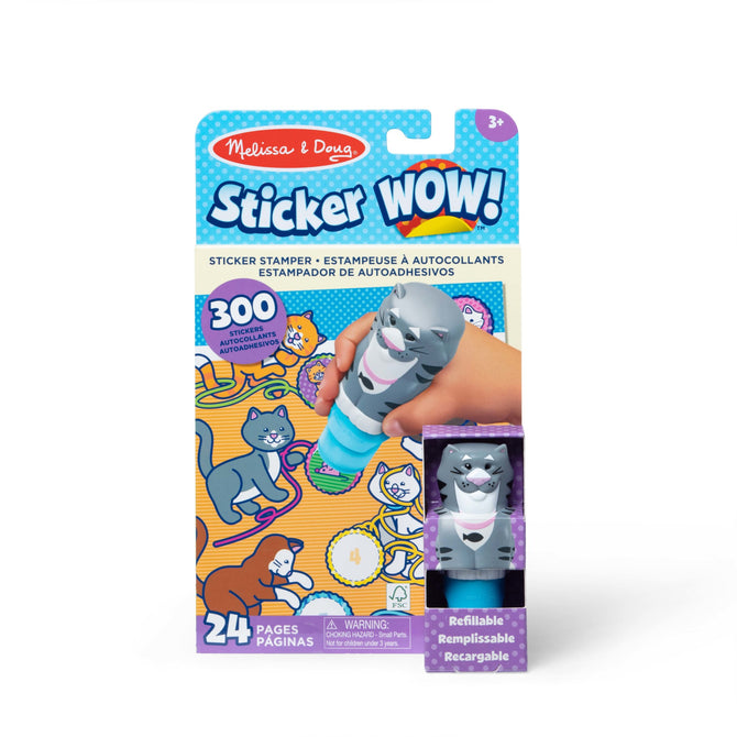 Sticker WOW! Activity Pad & Sticker Stamp - Cat
