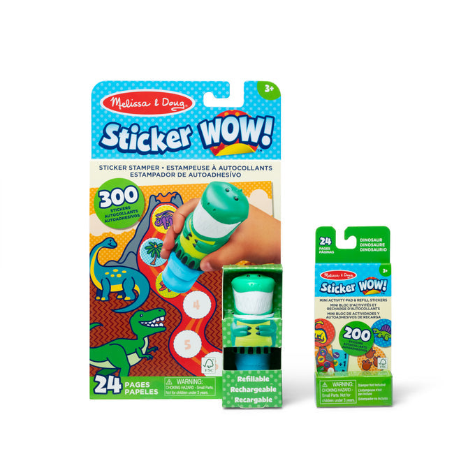 Sticker WOW! Activity Pad & Sticker Stamp - Dinosaur