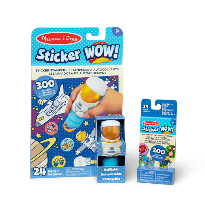 Sticker WOW! Activity Pad & Sticker Stamp - Astronaut