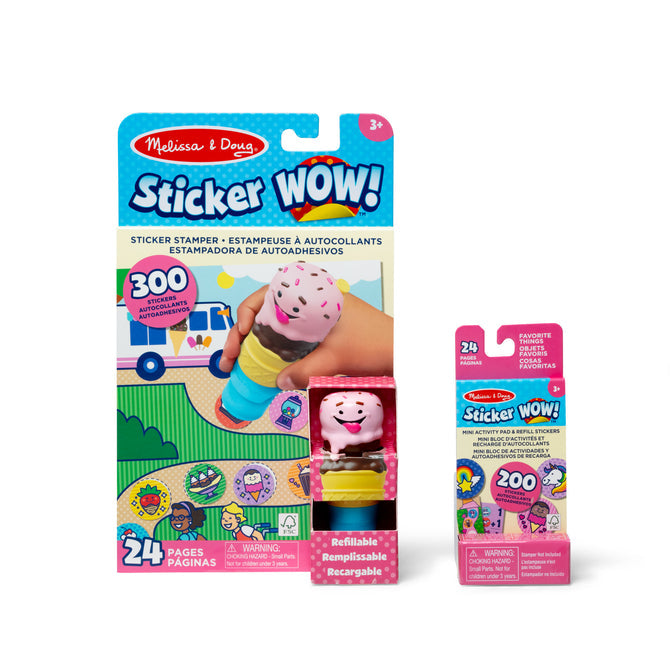 Sticker WOW! Activity Pad & Sticker Stamp - Ice Cream
