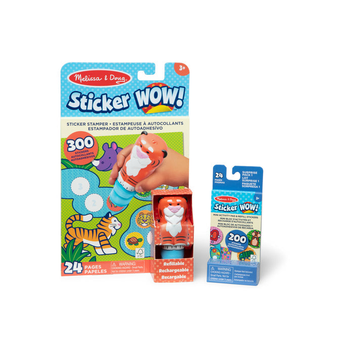 Sticker WOW! Activity Pad & Sticker Stamp - Tiger