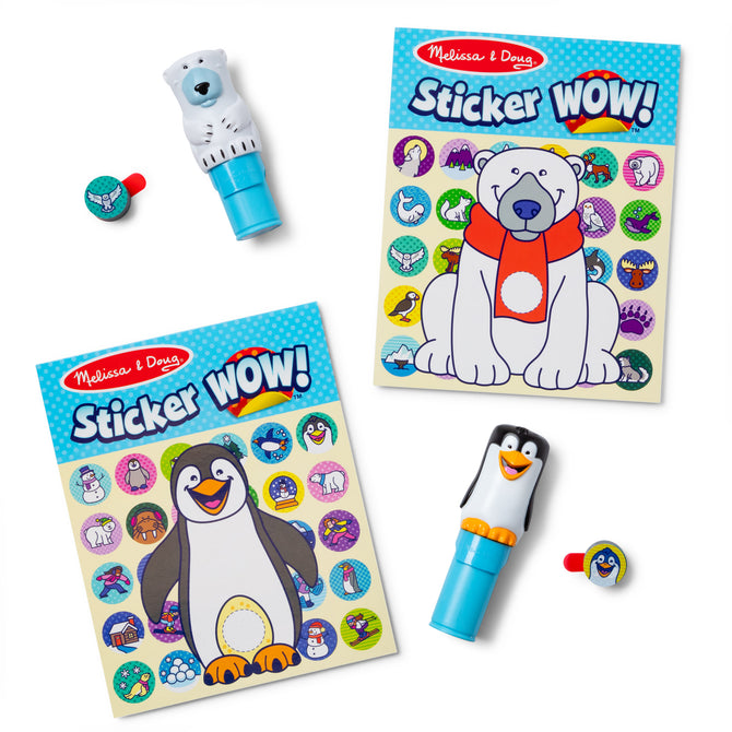 Sticker WOW! Activity Pad & Sticker Stamp Value Pack - Winter