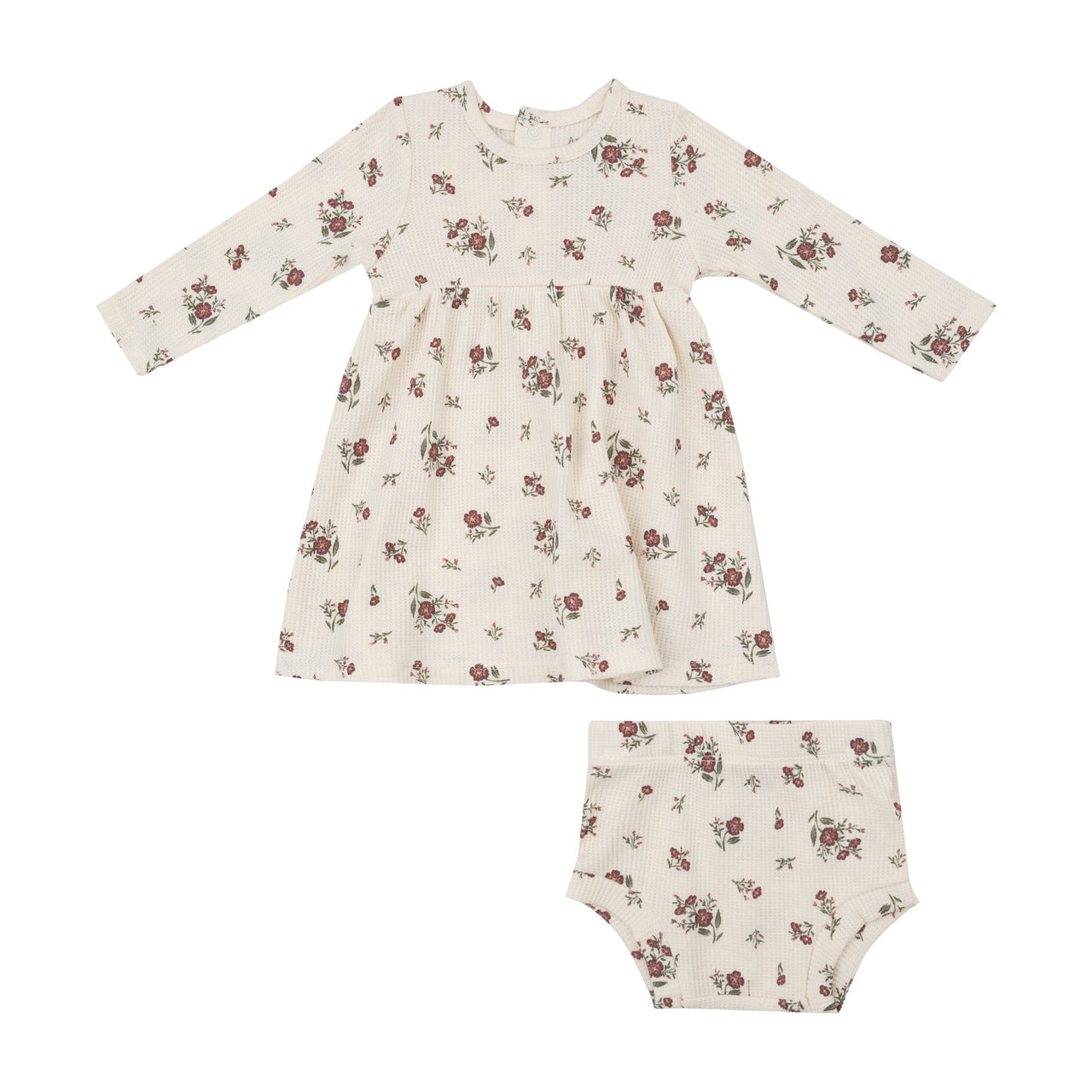 Simple Dress and Bloomer Set | Misty Rose Floral