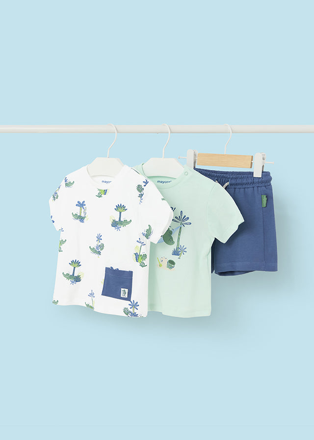 Baby Boy's 3-Piece Short Set