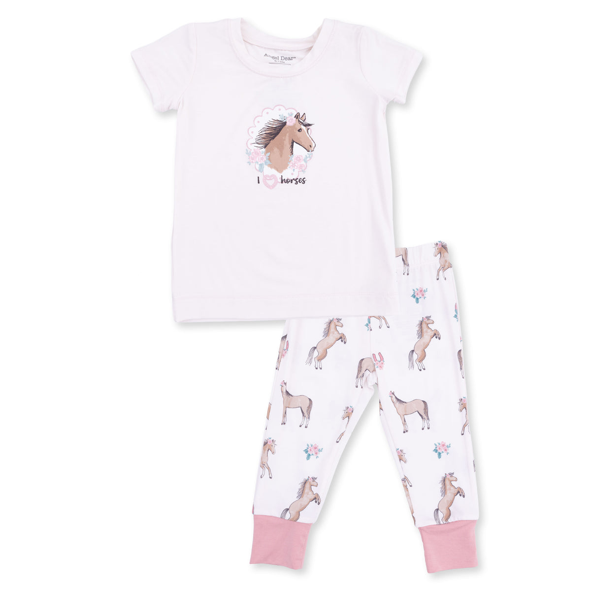 Short Sleeve Loungewear Set | I Love Horses