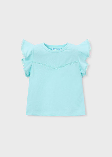 T-Shirt with Lace Trim | Anise