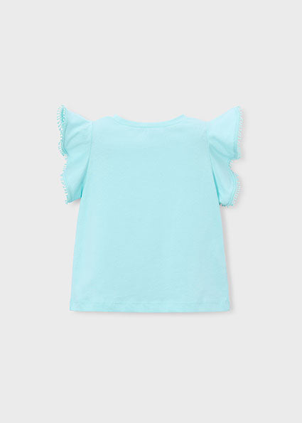 T-Shirt with Lace Trim | Anise