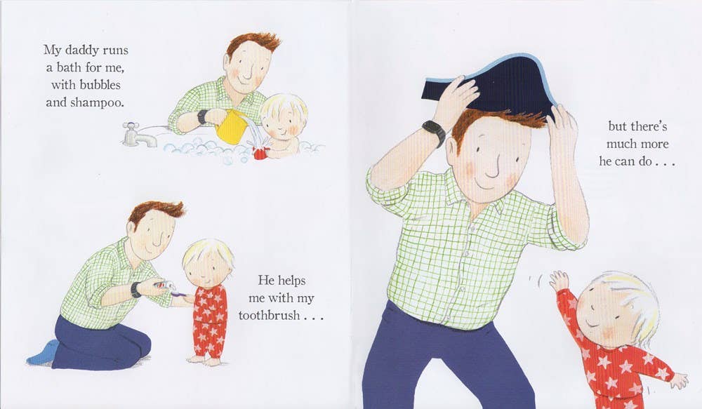 Daddy is My Hero Hardcover Book