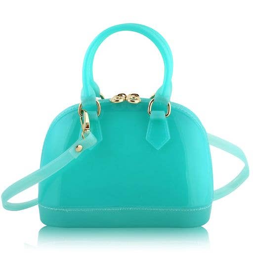 Cate Jelly Bag | Aqua Sparkle