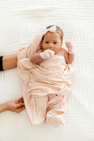 Ribbed Essential Newborn Bundle with Headband