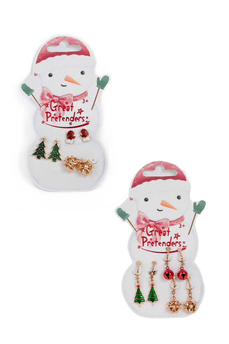 Snowman Earring Set