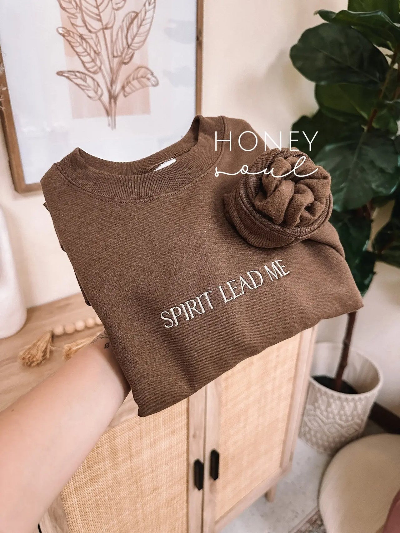 Spirit Lead Me Sweatshirt | Brown