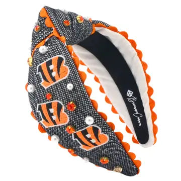 Cincinnati Bengals Adult Cross Stitch Headband