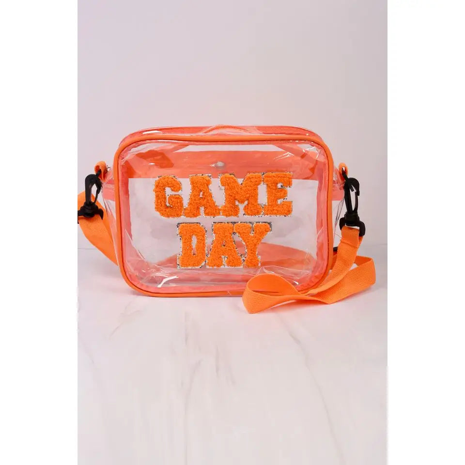 Game Day Clear Crossbody | Orange