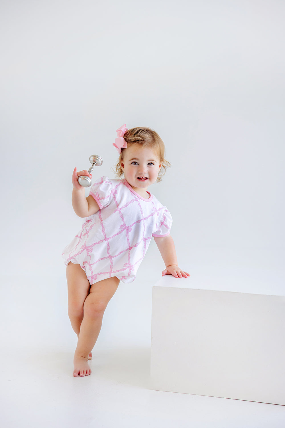 Penny's Play Bubble | Belle Meade Bow with Pier Party Pink