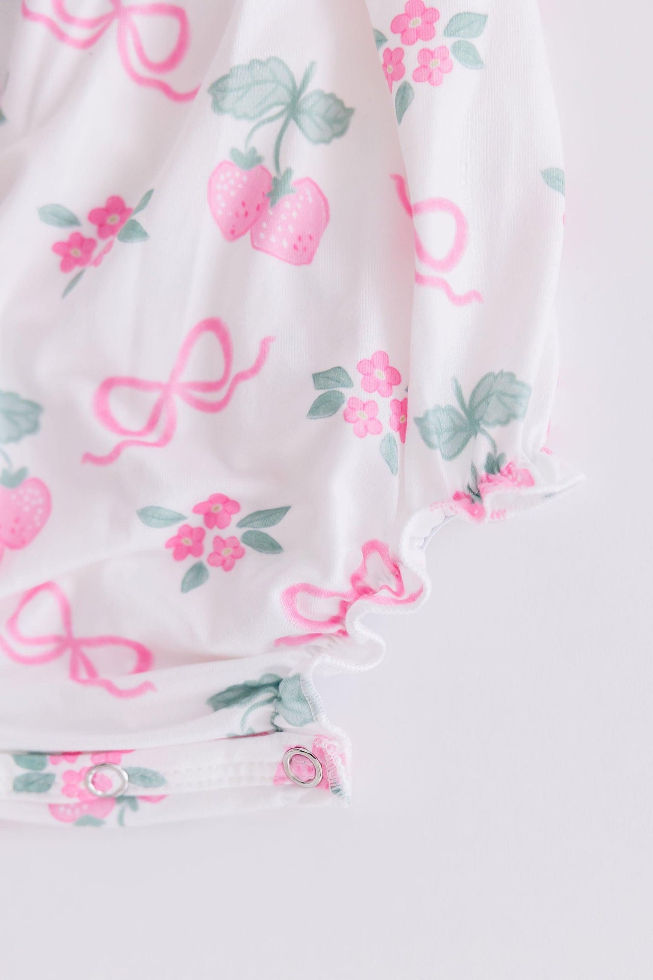 Berries and Bows Cross Back Romper ** FINAL SALE**