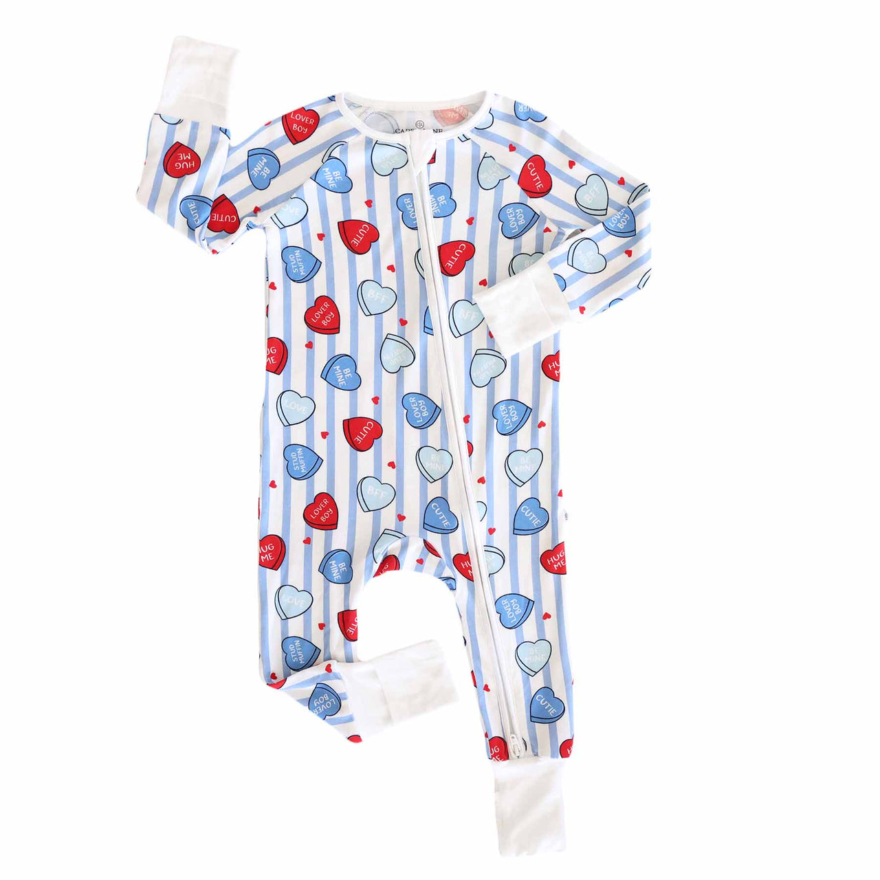 Sweet Like Candy Convertible Zip Romper | Blue